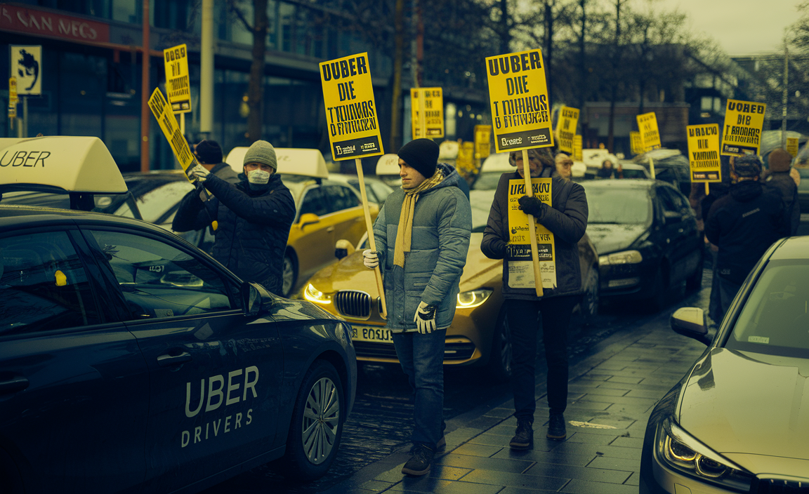 Uber şoförleri isyanda