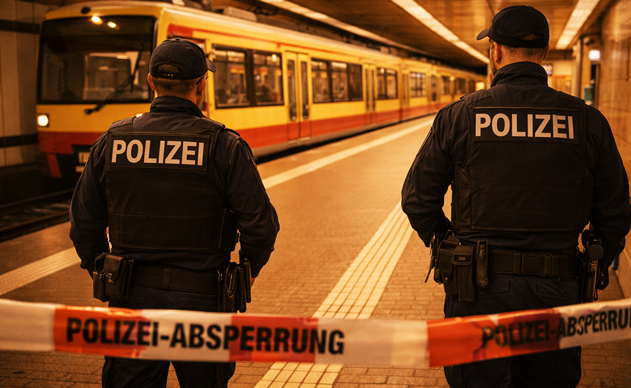 Hamburg’da bir erkek bir kadını raylara sürükledi, ikisi de öldü