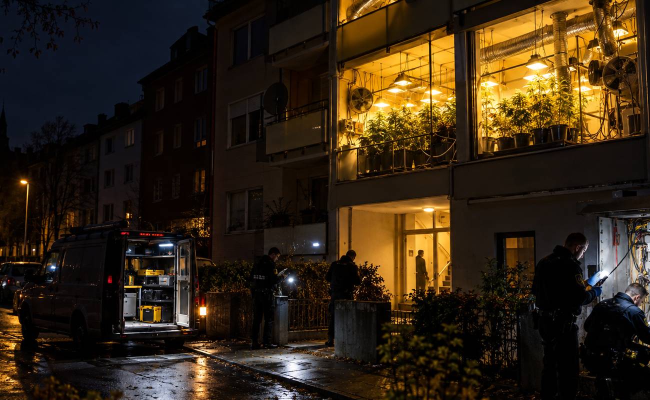 Elektrik kesintisinin nedeni şaşırttı: Boş binadan uyuşturucu çiftliği çıktı