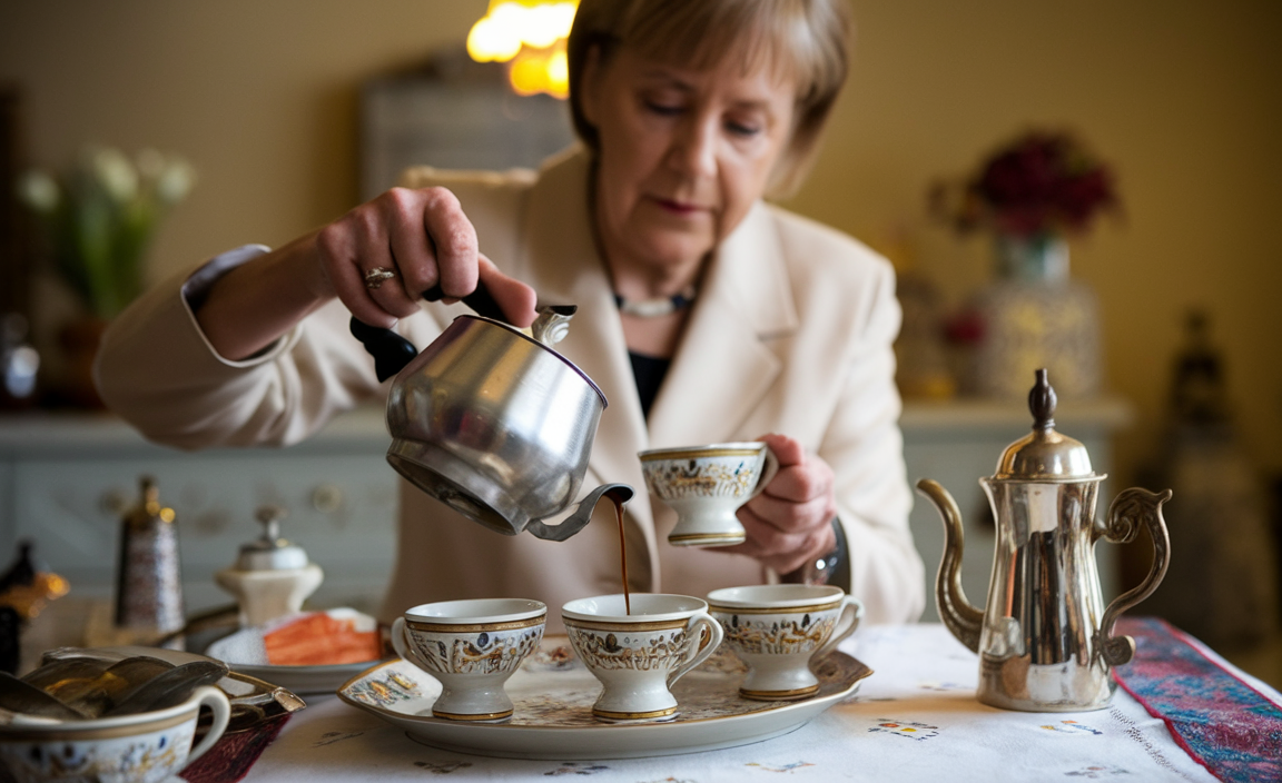 Merkel'den Türk kahvesi tarifi