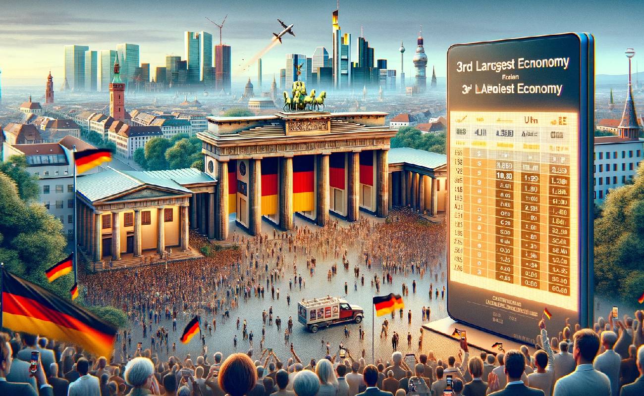 Almanya, dünyanın en büyük 3'üncü ekonomisi