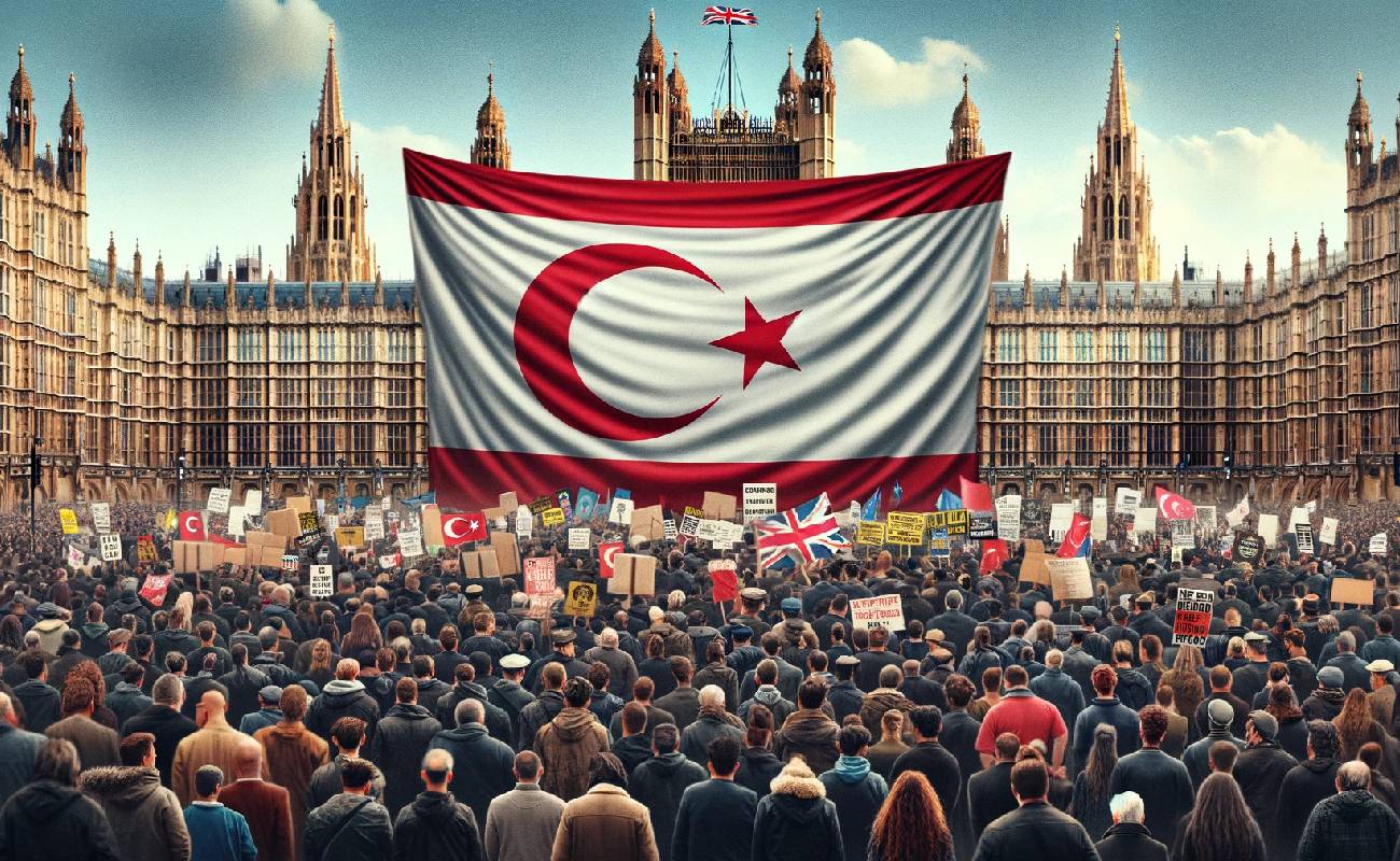 Kıbrıslı Türkler İngiltere Parlamentosu önünde eylem yapacak