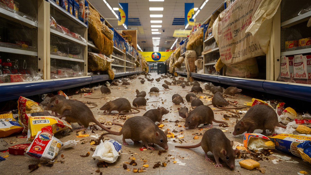 Ünlü market zincirini fare bastı