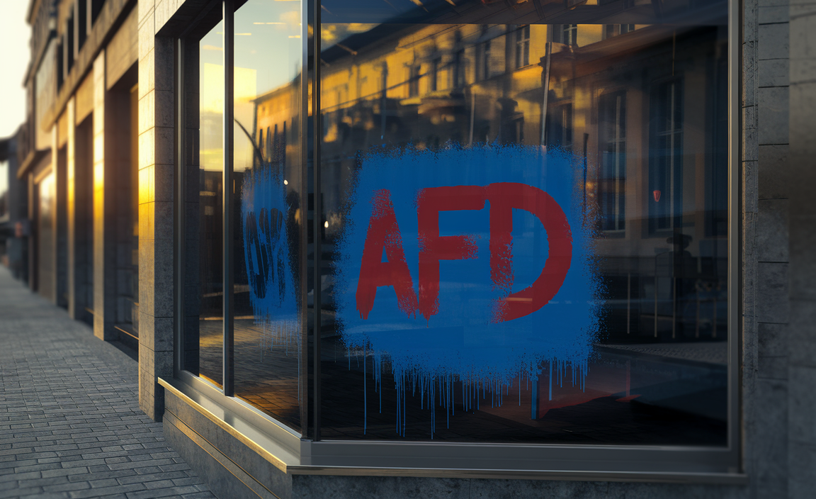 AfD mitingi protesto edildi, CDU binasına spreyle “AfD” yazıldı