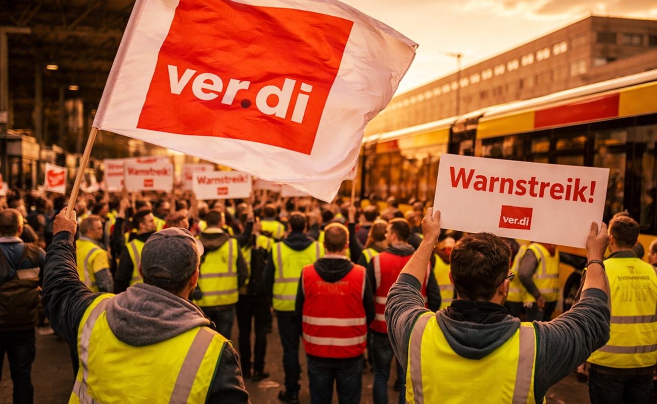 Toplu taşıma grevi: Almanya genelinde pazartesi seferler durabilir