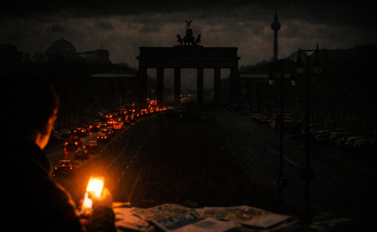 Berlin karanlığa gömüldü!