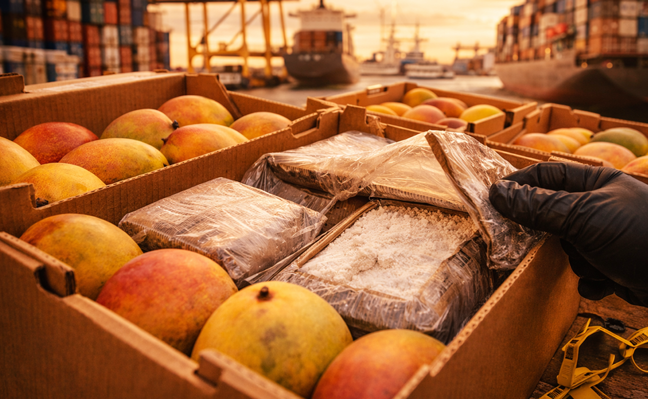 Mango sevkiyatında 463 kilo kokain ele geçirildi