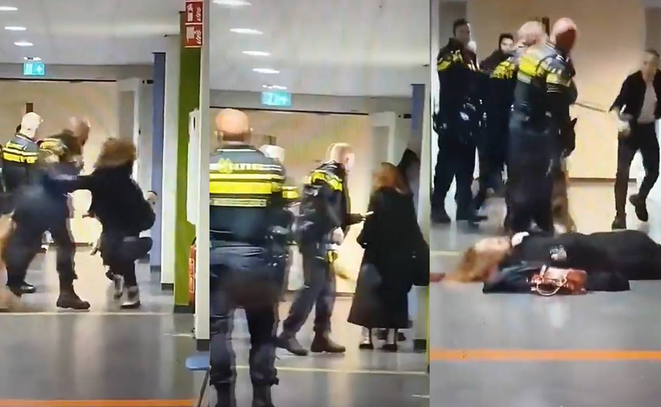Hamile kadını yerde sürükleyerek döven polise savunma