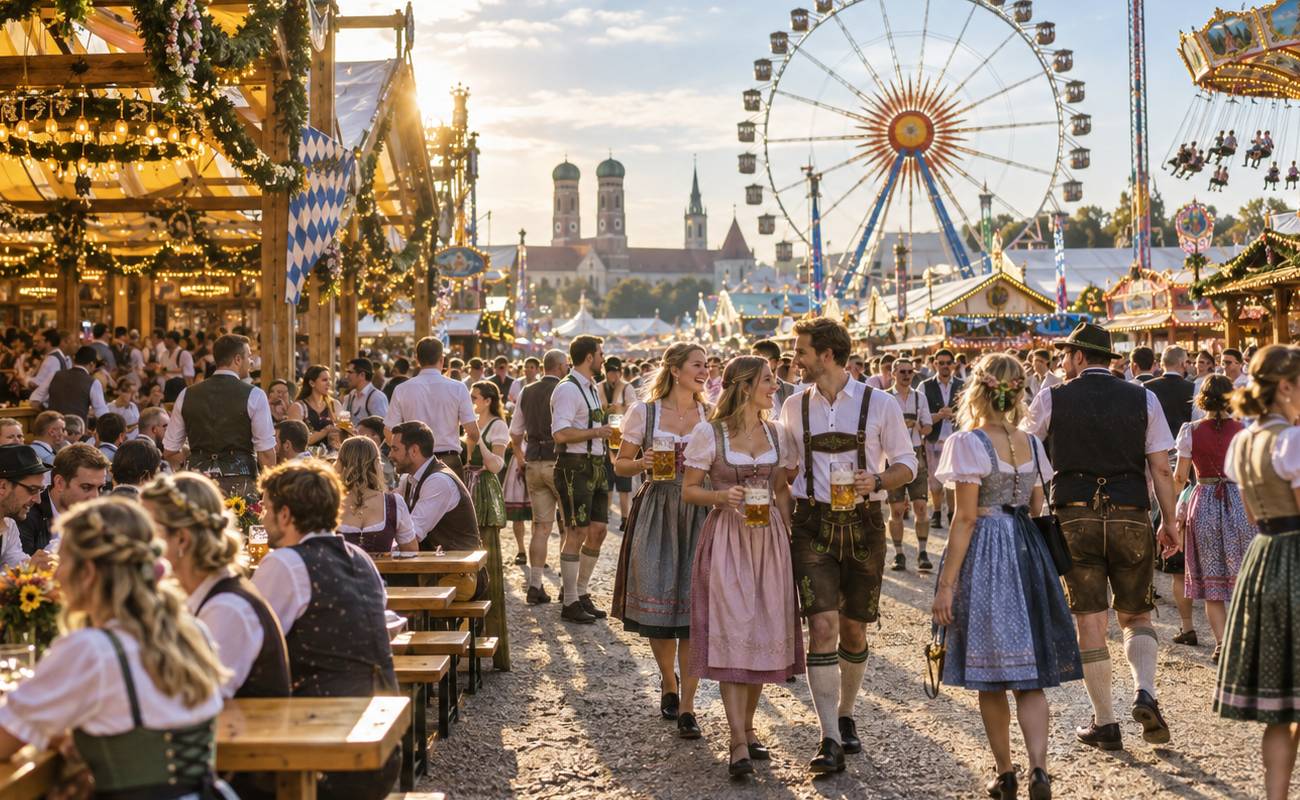 Oktoberfest güneşle başlıyor