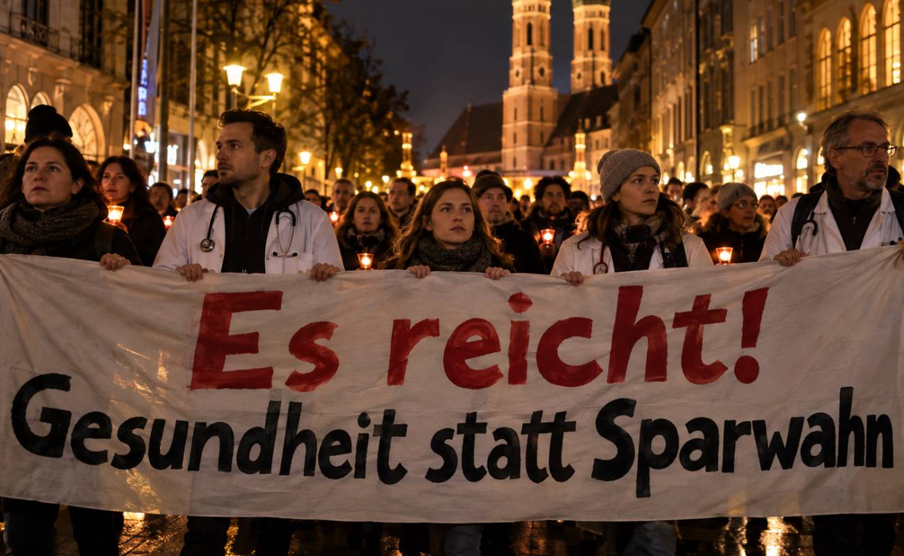 Sağlıkta tasarruf planına tepki: Yüz binlerce imza, Berlin'de protesto
